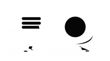 Retro radyo simgesi canlandırması