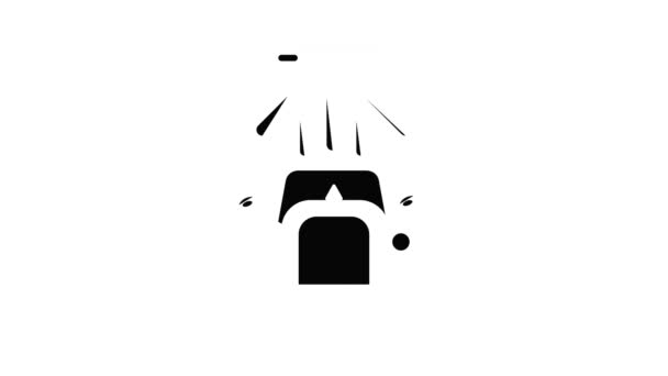Myjnia samochodowa Icon Animation — Wideo stockowe