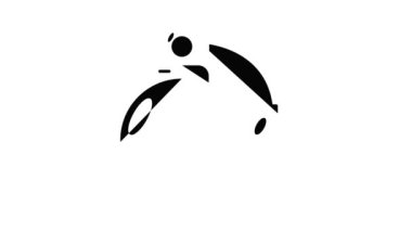 Retro parfüm şişesi simgesi canlandırması