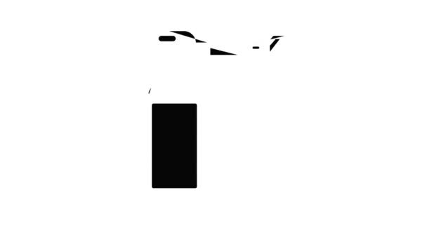 Animación del icono del inhalador — Vídeo de stock