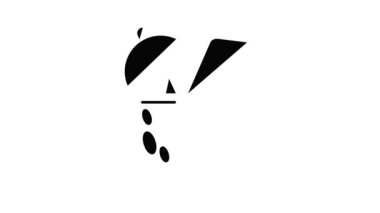 Kokteyl hindistan cevizi simgesi canlandırması