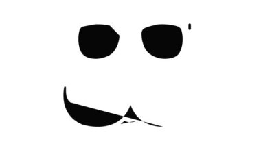 İnek gözlükleri bıyık ikonu canlandırması