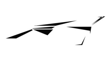 Origami uçak simgesi canlandırması
