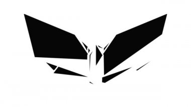 Origami kelebek simgesi canlandırması