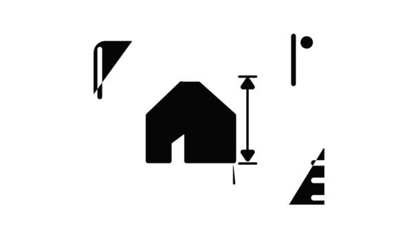 ( 영어 ) House plan icon animation — 비디오