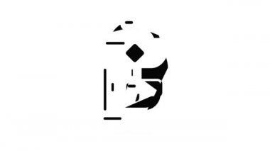 Sırt çantası okul çocuğu simgesi canlandırması