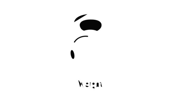 케틀 벨 아이콘 애니메이션 — 비디오