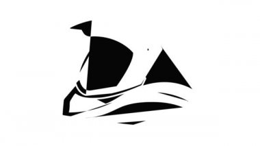 Motosiklet kaskı yarış ikonu animasyonu