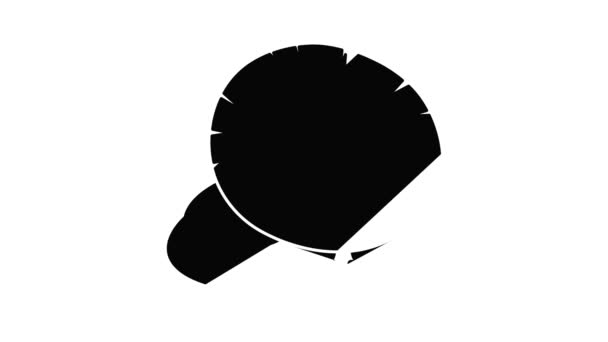 Lion endormi animation icône