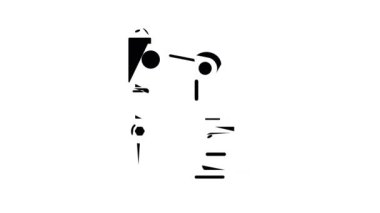 Sondaj makinesi simgesi canlandırması