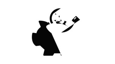 Domuz parası simgesi canlandırması