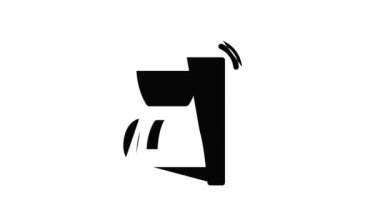 Kahve makinesi simgesi canlandırması