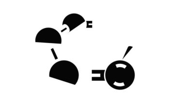 Molekül tıbbi simge canlandırması