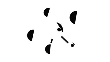 Molekül araştırma simgesi canlandırması