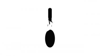 Oval kablo simgesi canlandırması