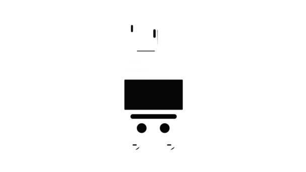 Horno-estufa icono de animación — Vídeo de stock