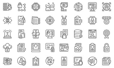 Gizlilik Politikası simgeleri ana hatları belirledi. Gdpr güvenlik standardı