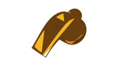 Hakem simgesi canlandırmasının ıslığı