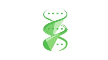 DNA ipliği simge canlandırması