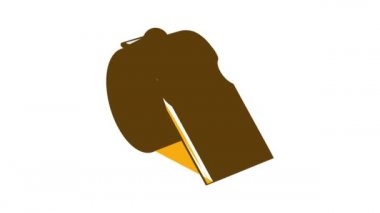 Spor ıslığı simgesi canlandırması