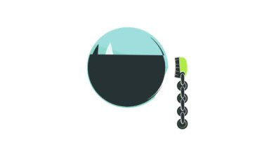 Klasik cep saati simgesi canlandırması