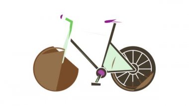 Bisiklet simgesi canlandırması
