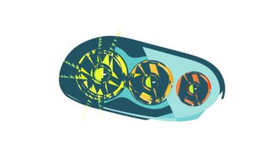 Araba simgesi animasyonunun arka lambası