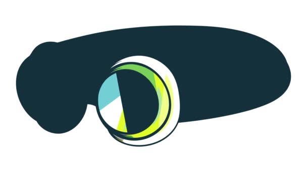 Goggles icon animation — Stok video