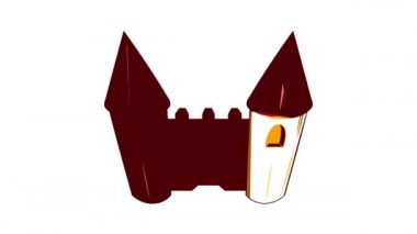 Peri masalı kale canlandırması