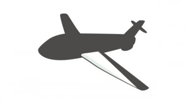 Yolcu uçak simgesi canlandırması