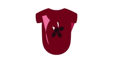 Pembe bebek vücut giysisi animasyonu