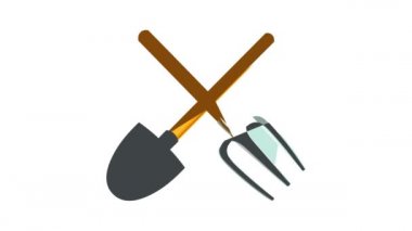 Kürek ve çatal simgesi canlandırması