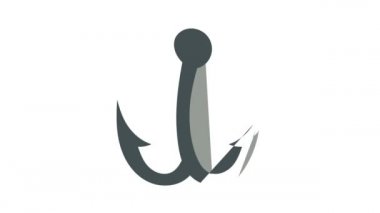 Balık ikonu canlandırması için kanca