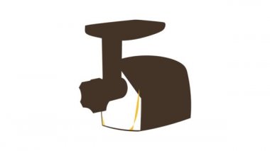 Elektrik öğütücü simge canlandırması