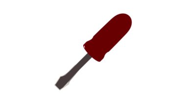 Eksi tornavida simgesi canlandırması