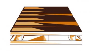 Tahta palet simgesi canlandırması