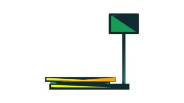 Elektronik pazar ölçekli simge canlandırması