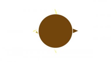 Virüs simgesi canlandırması