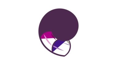 LGBT simge canlandırmasının renkleriyle kıvrıl
