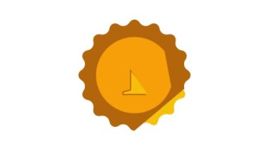 Şampiyon Altın Madalya ikonu animasyonu