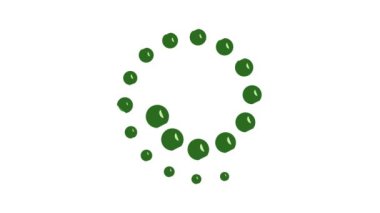 Çemberler spiral simge animasyonuna çevrildi