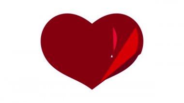 İsviçre bayrak animasyonlu kalp