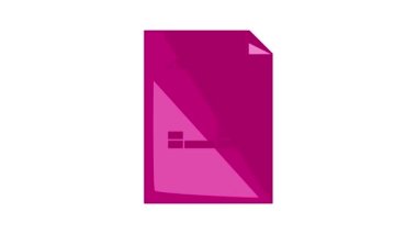 XLS dosya simgesi canlandırması