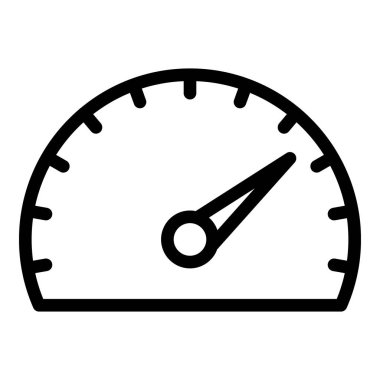 Araba gösterge paneli ana hatları vektörü. Panel aracı