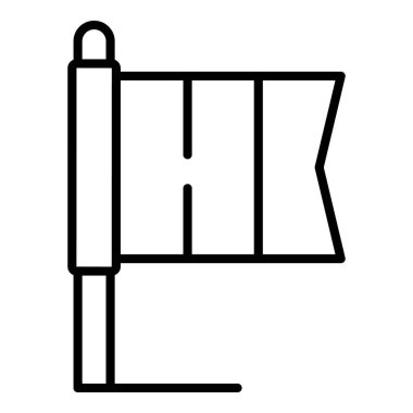 İtalyan bayrağı ana hat vektörü. İtalya yapımı