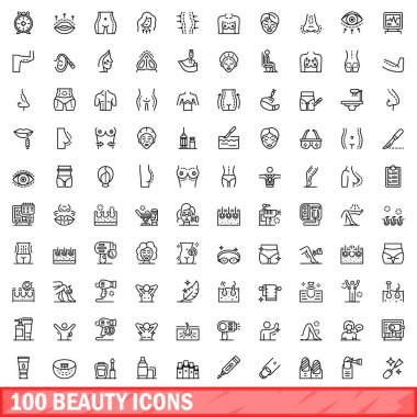 100 güzellik simgesi seti, özet biçimi