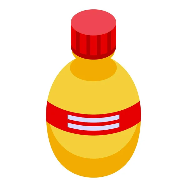 Εικονίδιο μπουκάλι χυμό ισομετρική διάνυσμα. Πορτοκάλια — Διανυσματικό Αρχείο