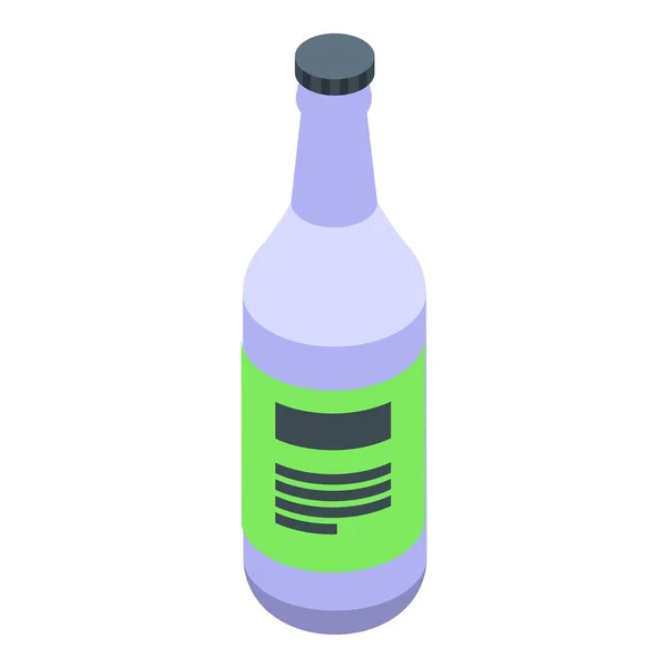 Wasserflaschensymbol isometrischer Vektor. Mineral drink — Stockvektor