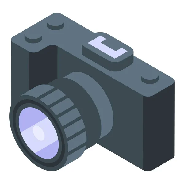 Vetor isométrico do ícone da câmera vr. Realidade virtual — Vetor de Stock