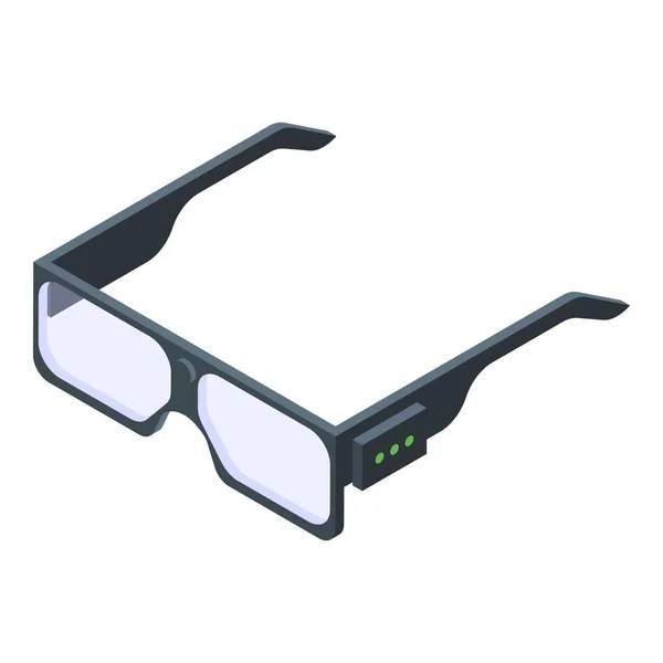 Vr smart kacamata icon isometric vector. Teknologi masa depan - Stok Vektor